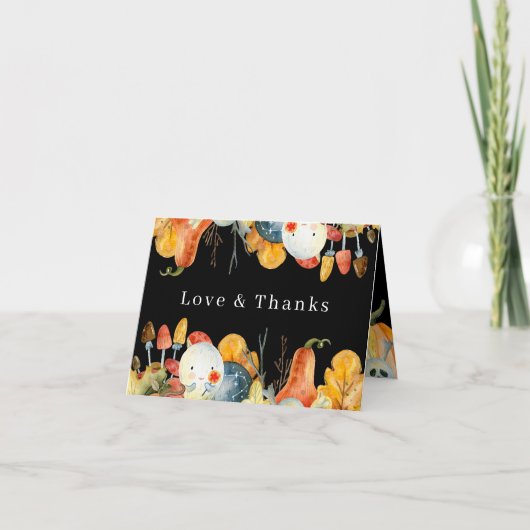 Little Ghost Halloween Baby shower Bedankt (Voorkant)