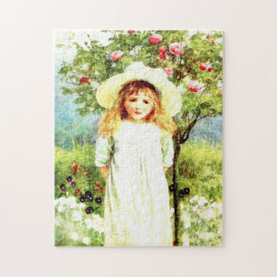 LITTLE GIRL ART JIGSAW PUZZLE LEGPUZZEL