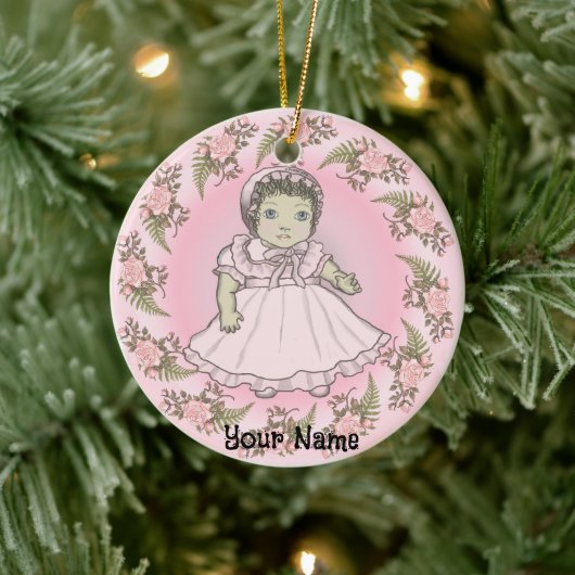 Little Girl Baby Doll ornament (Boom)