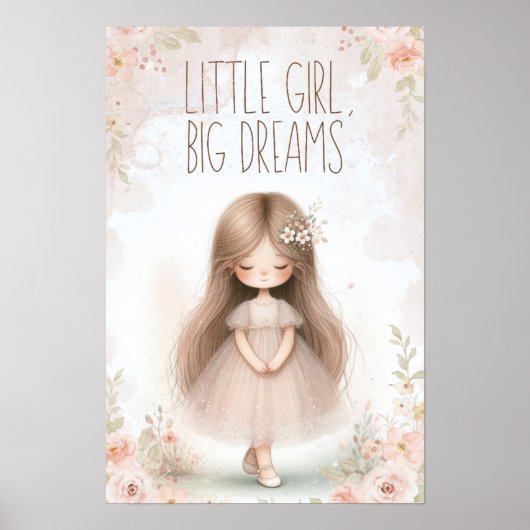 little girl, big dreams poster (Devant)