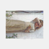 Little Girl, Bouguereau Fleece Deken (Voorkant (Horizontaal))