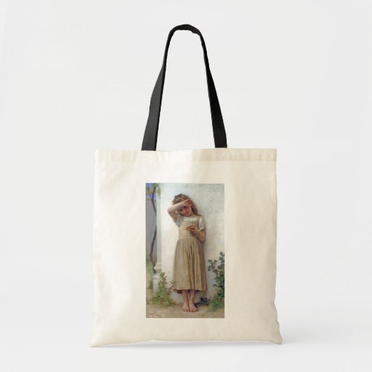 Little Girl, Bouguereau Tote Bag (Voorkant)