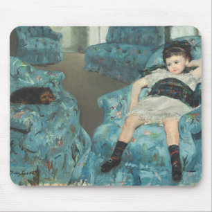 Little Girl in a Blue Armstoel, 1878 (oi) Muismat