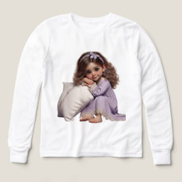 Little Girl In A Lavender Nighttown beroemd gemaak