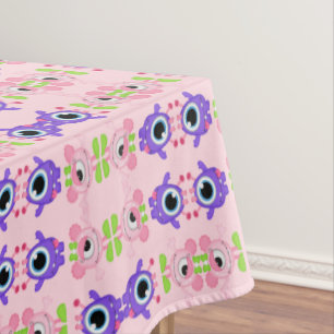 Little Girl Monster-feest Tafelkleed