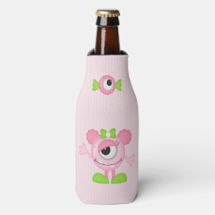 Little Girl Monster thema Party aangepaste gastgun Flesjeskoeler
