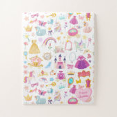 Little Girl  Princess Fairy Tale Pattern Legpuzzel (Verticaal)