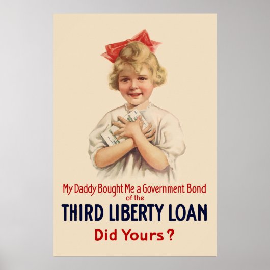 Little Girl WW1 Bond Poster (Voorkant)