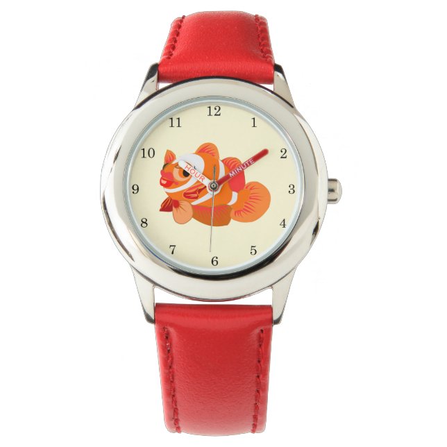 Little Gold Fish Watch Gift Horloge (Voorkant)