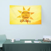 Little Gold Sunshine Boho Birthday Banner (Beurs)