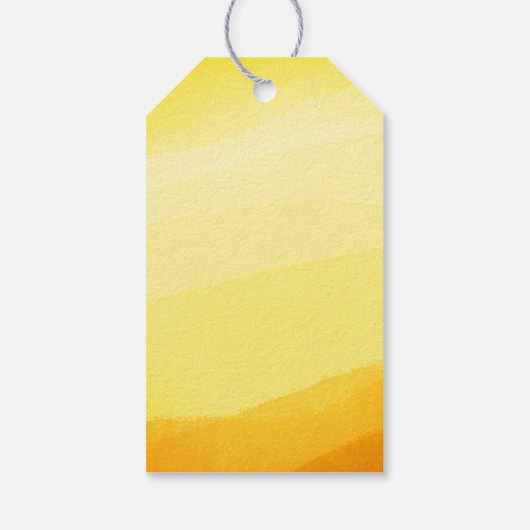 Little Gold Sunshine Boho Birthday Bedankt Cadeaulabel (Achterkant)