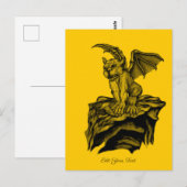Little Golem Gargoyle Briefkaart (Voorkant / Achterkant)