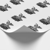 Little Golem Gargoyle Cadeaupapier (Hoek)