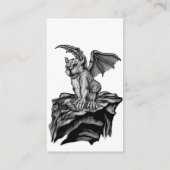 Little Golem Gargoyle Carte de visite (Dos)