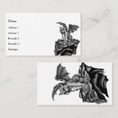 Little Golem Gargoyle Carte de visite (Devant / Derrière)