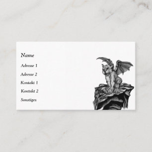 Little Golem Gargoyle Carte de visite