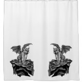 Little Golem Gargoyle Douchegordijn (Voorkant)