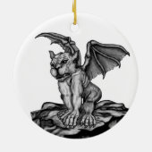 Little Golem Gargoyle Keramisch Ornament (Achterkant)