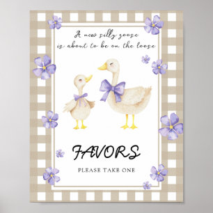 Little Goose Baby shower cadeautjes Poster