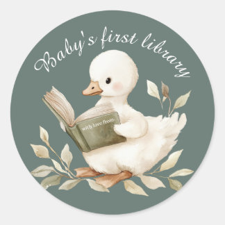 Little Goose Baby's First Library Book Autocollant