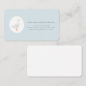 Little Goose illustratie geschulpte Visitekaartje (Voorkant / Achterkant)