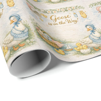 little goose is on the way  cadeaupapier