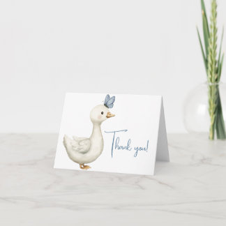 Little Goose Thank You Card – Goose Baby Shower Bedankkaart