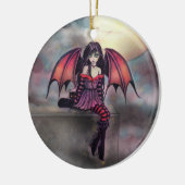 Little Gothic Vampire Fairy Halloween Ornament (Links)