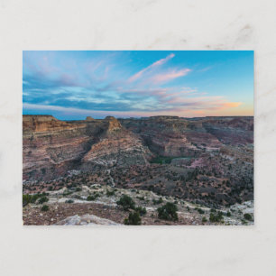 Little Grand Canyon Sunset - Wedge Overlook - Utah Briefkaart