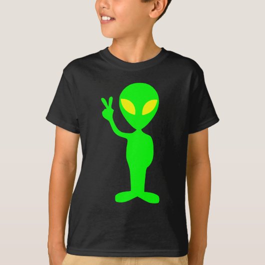 LITTLE GREEN ALIEN T-SHIRT (Voorkant)