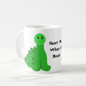 Little Green Dinosaurs Koffiemok (Voorkant links)