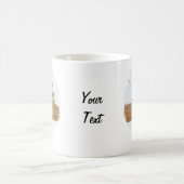 Little Green Grasshopping Cartoon Tea Coffee Cup Koffiemok (Center)