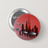 Little Green Inovervaders Button (Voorkant /achterkant)