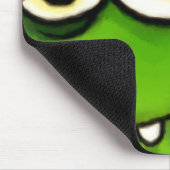 Little Green Monster Mousepad Muismat (Hoek)
