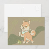 Little guardian froggo briefkaart (Voorkant / Achterkant)