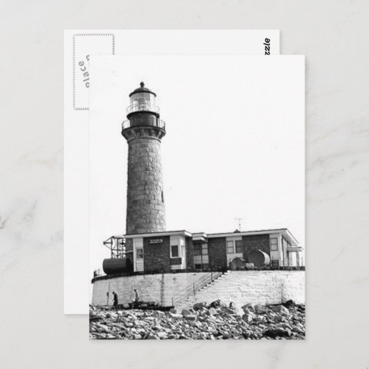 Little Gull Island Lighthouse Briefkaart (Voorkant / Achterkant)