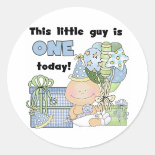Little Guy is een Tshirts en geschenken Ronde Sticker