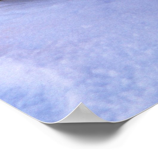 Little Harp Seal Pup bekleed in Snowflakes Poster (Hoek)