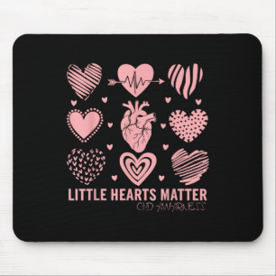 Little Hearts CHD Awareness Design voor Heart Advo Muismat