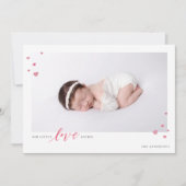 Little Hearts Love Valentine's Day Carte photo (Devant)