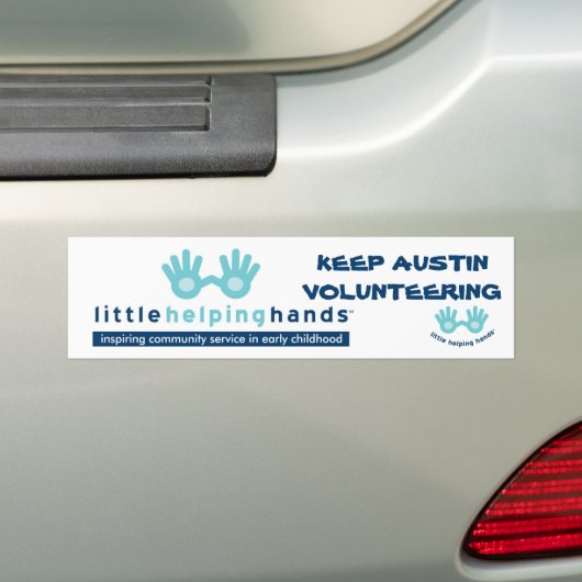 Little Helping Hands Bumpersticker (Op auto)