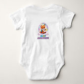 Little Hero Adventure - Cute Anime Superhero Baby  Romper (Achterkant)