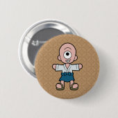 Little Hitotconsul-kozo Yokai Ronde Button 5,7 Cm (Voorkant /achterkant)