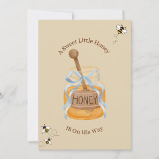 Little Honey Baby shower Invitation Kaart