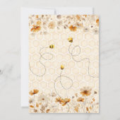 Little Honey-Baby shower Kaart (Achterkant)