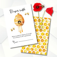Little Honey Bee Baby shower Luier Raffle