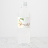 Little Honey Bee Baby Shower Waterfles Etiket (Voorkant)