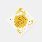 Little Honey Bee Verjaardag servetten (Hoek)
