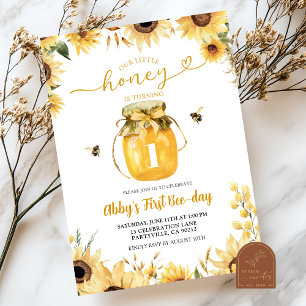 Little Honey krijgt eerste verjaardag Kaart