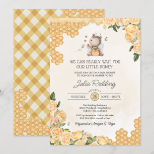 Little Honey Teddy Bear Mam-to-Bee Baby shower Kaart
